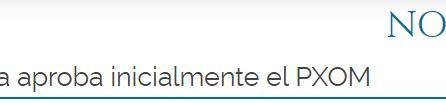 Aprobación Inicial PXOM de Redondela